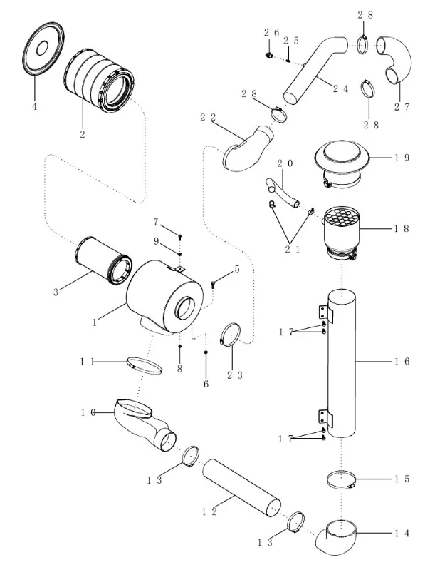 87409597 - Патрубок